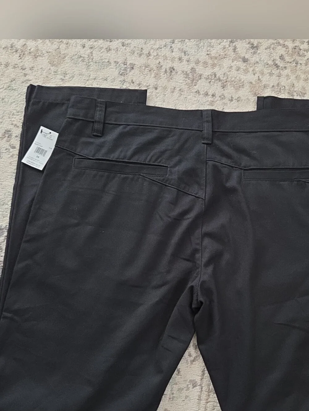 Volcom Vmonty Men's Black Chino Pants, Size 36 NEW